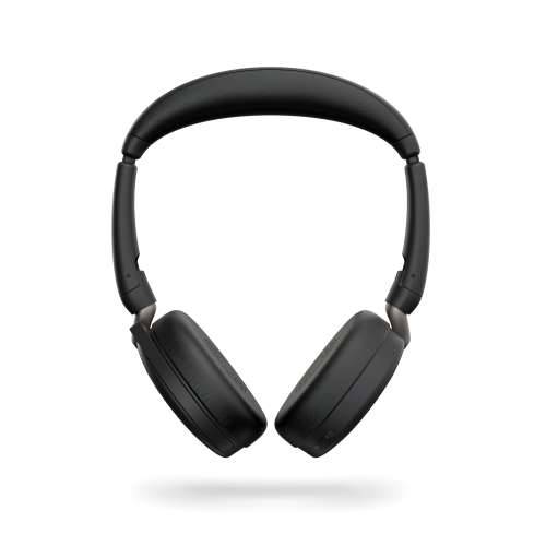 Jabra Evolve2 65 Flex, Ultra-kompaktne stereo Bluetooth slušalice s aktivnim poništavanjem buke (ANC), MS Teams certificirani, uklj. vezu za Bluetooth