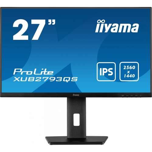 27““/68.5cm (2560x1440) iiyama ProLite XUB2793QS-B1 16:9 1ms IPS 2xHDMI DisplayPort VESA Pivot Speaker WQHD Black Cijena