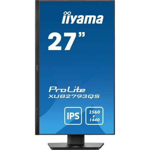 27““/68.5cm (2560x1440) iiyama ProLite XUB2793QS-B1 16:9 1ms IPS 2xHDMI DisplayPort VESA Pivot Speaker WQHD Black Cijena
