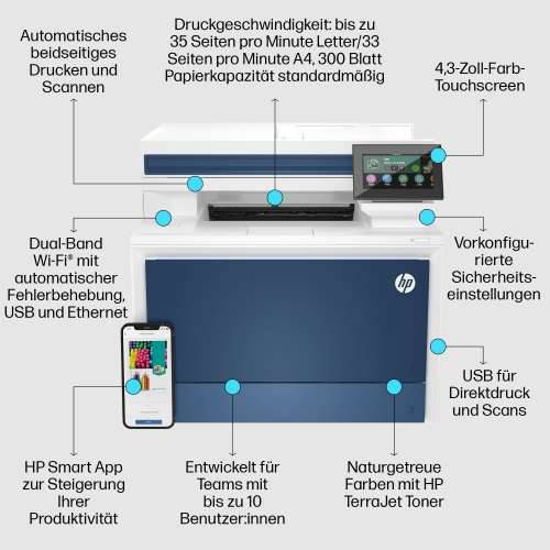 FL HP Color LaserJet Pro MFP 4302fdw color laser 4in1 LAN WLAN duplex Cijena