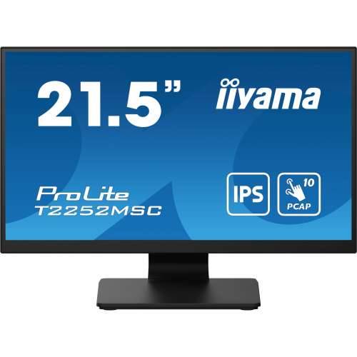 54.6cm/21.5“ (1920x1080) Iiyama T2252MSC-B2 FHD IPS 5ms USB HDMI DP VESA Black Cijena