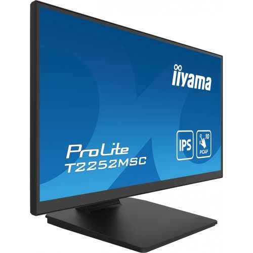 54.6cm/21.5“ (1920x1080) Iiyama T2252MSC-B2 FHD IPS 5ms USB HDMI DP VESA Black Cijena