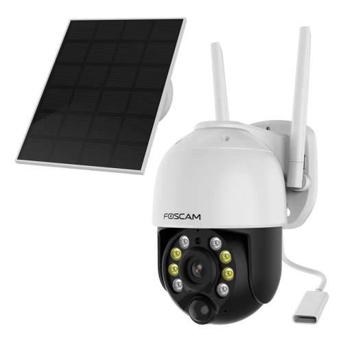 Foscam B4 WLAN nadzorna kamera bijela uklj. solarni panel 4MP (2560x1440), rad na baterije, WLAN, funkcija pan and tilt Cijena