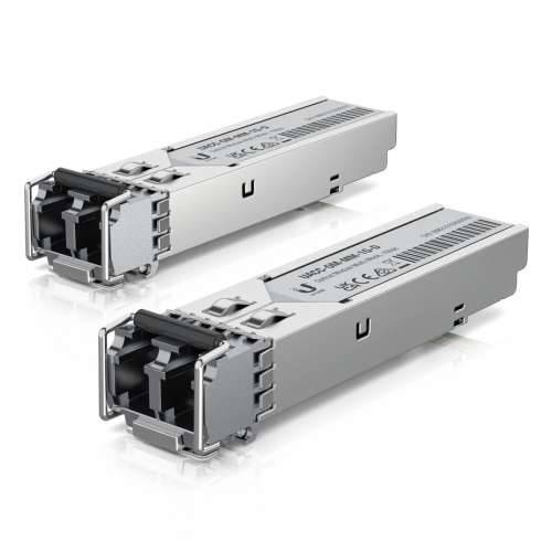 Paket od 20 Ubiquiti UACC-OM-MM-1G-D primopredajnog modula SFP, 1,25 Gbit/s, LC duplex, do 550 m Cijena