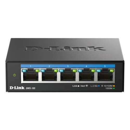 D-Link DMS-105 Unmanaged Switch 5x 2,5 Gbit/s Ethernet Cijena