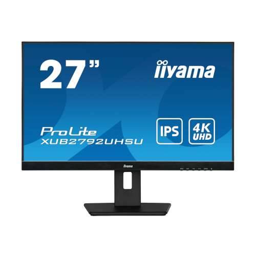 Iiyama ProLite XUB2792UHSU-B5 4K UHD monitor - IPS, Pivot, USB