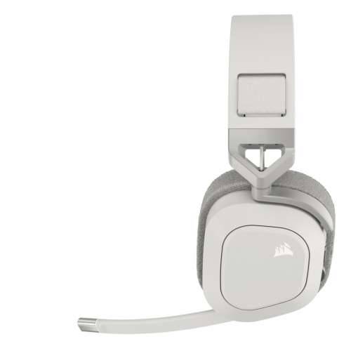 Corsair HS80 MAX bežične slušalice bijele boje - bežične slušalice za igranje s dinamičkim RGB osvjetljenjem na svakoj slušalici Cijena