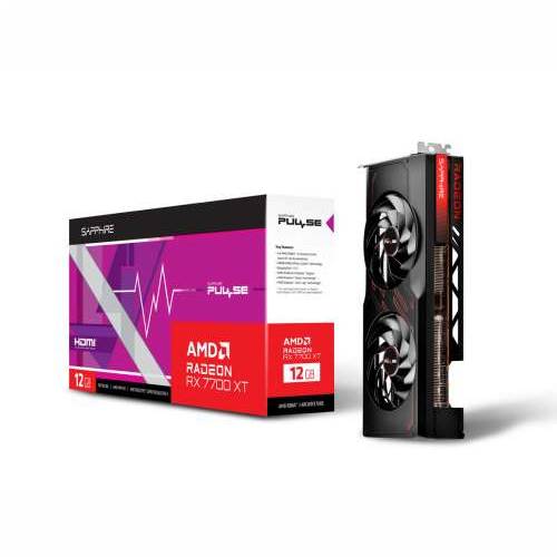 SAPPHIRE PULSE AMD Radeon RX 7700 XT grafička kartica za igre - 12 GB GDDR6, 1x HDMI, 3x DP Cijena