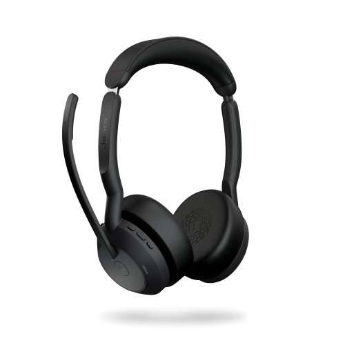 Jabra Evolve2 55, stereo Bluetooth slušalice, 4 mikrofona MS Teams certificirani, aktivno uklanjanje buke (ANC), uklj. Link 380 USB-A Bluetooth®-Ada Cijena