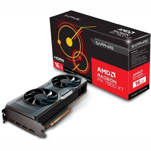 Sapphire Radeon RX 7800XT Gaming - 16 GB GDDR6, HDMI, 3x DP Cijena