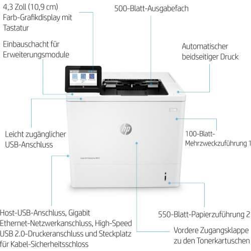 L HP LaserJet Enterprise M611dn Laser Printer 61 ppm LAN duplex Cijena