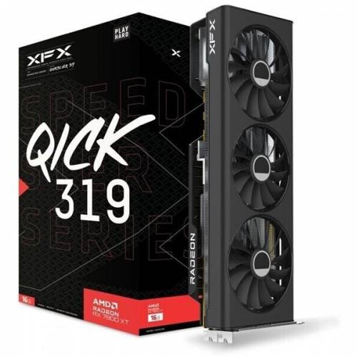 XFX Speedster QICK 319 Radeon RX 7800 XT Core Edition - 16 GB GDDR6, 1x HDMI, 3x DP