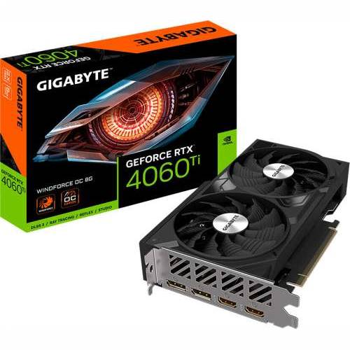 Gigabyte GeForce RTX 4060 Ti WINDFORCE OC 8G grafička kartica - 8GB GDDR6, 2x HDMI, 2x DP Cijena