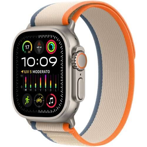 Apple Watch Ultra 2 Titanium Cellular 49mm (Trail Loop orange/beige) S/M NEW