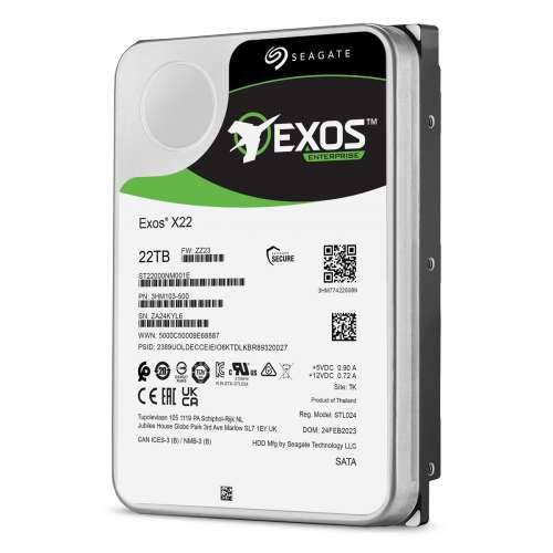 Seagate Exos X22 22TB 3,5 inča SATA 6Gb/s Interni tvrdi disk za poduzeća s FastFormat (512e/4Kn) Cijena