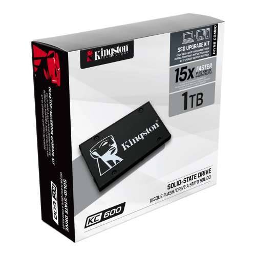 Kingston SSD KC600 - 1 TB - 2.5” - SATA 6 GB/s Cijena