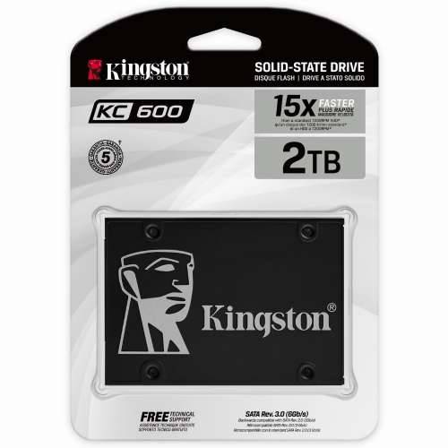 Kingston SSD KC600 - 2 TB - 2.5” - SATA 6 GB/s Cijena