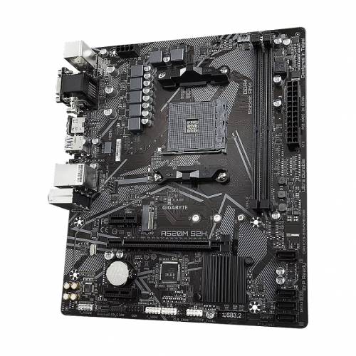 Gigabyte A520M S2H - 1.0 - motherboard - micro ATX - Socket AM4 - AMD A520 Cijena