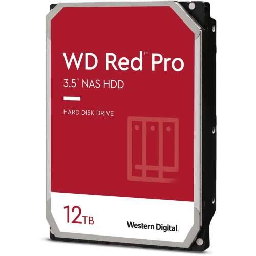 WD Hard Drive RED PRO - 12 TB - 3.5” - SATA 6 GB/s Cijena