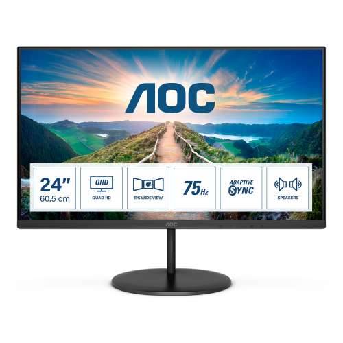 AOC Q24V4EA - LED monitor - QHD - 24”