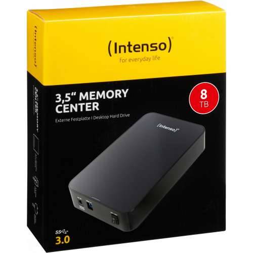 Intenso Memory Center Hard Drive - 8 TB - USB 3.0 - Black Cijena