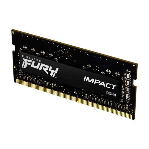 Kingston FURY Impact - DDR4 - kit - 32 GB: 2 x 16 GB - SO-DIMM 260-pin - 2666 MHz / PC4-21300 - unbuffered Cijena