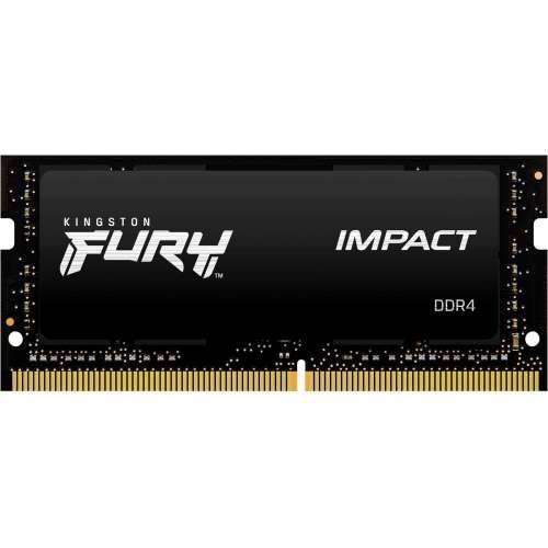 Kingston FURY Impact - DDR4 - kit - 64 GB: 2 x 32 GB - SO-DIMM 260-pin - 3200 MHz / PC4-25600 - unbuffered