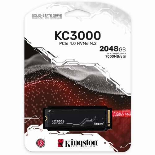 Kingston SSD KC3000 - 2 TB - M.2 2280 - PCIe 4.0 x4 NVMe Cijena