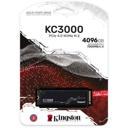 Kingston SSD KC3000 - 4 TB - M.2 2280 - PCIe 4.0 x4 NVMe Cijena