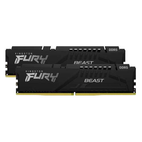 Kingston FURY Beast - DDR5 - kit - 32 GB: 2 x 16 GB - DIMM 288-pin - 6000 MHz / PC5-48000 - unbuffered