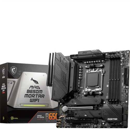 MSI MAG B650M MORTAR WIFI - motherboard - micro ATX - Socket AM5 - AMD B650 Cijena