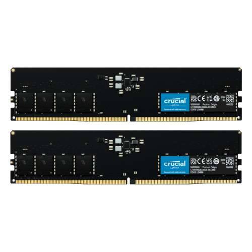 Crucial - DDR5 - kit - 64 GB: 2 x 32 GB - DIMM 288-pin - 5200 MHz / PC5-41600 - unbuffered
