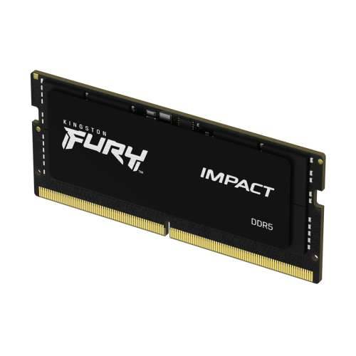 Kingston FURY Impact - DDR5 - kit - 32 GB: 2 x 16 GB - SO-DIMM 262-pin - 5600 MHz / PC5-44800 - unbuffered Cijena