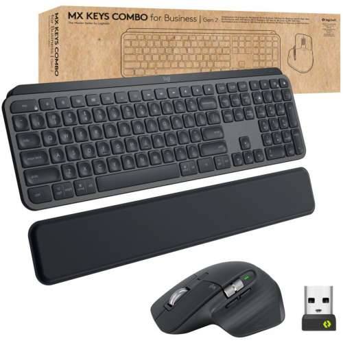 Logitech Keyboard and Mouse Set MX Keys - Graphite Cijena