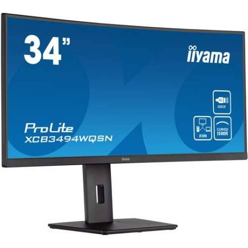 Iiyama Curved Monitor ProLite XCB3494WQSN-B5 - 86.4 cm (34”) - 3440 x 1440 UWQHD Cijena