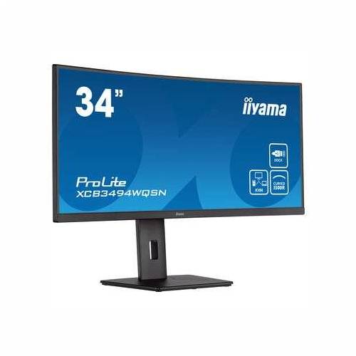 Iiyama Curved Monitor ProLite XCB3494WQSN-B5 - 86.4 cm (34”) - 3440 x 1440 UWQHD Cijena