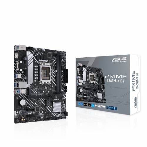 ASUS PRIME B660M-K D4 - motherboard - micro ATX - LGA1700 Socket - B660 Cijena