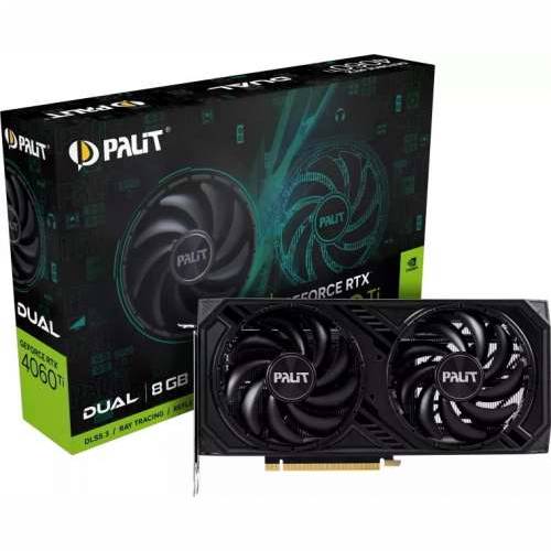 Palit GeForce RTX 4060 Ti Dual - graphics card - GeForce RTX 4060 Ti - 8 GB
