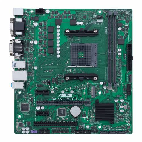 ASUS Pro A520M-C II/CSM - motherboard - micro ATX - Socket AM4 - AMD A520 Cijena