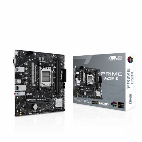 ASUS PRIME A620M-K - motherboard - micro ATX - Socket AM5 - AMD A620
