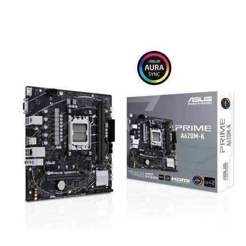 ASUS PRIME A620M-K - motherboard - micro ATX - Socket AM5 - AMD A620 Cijena