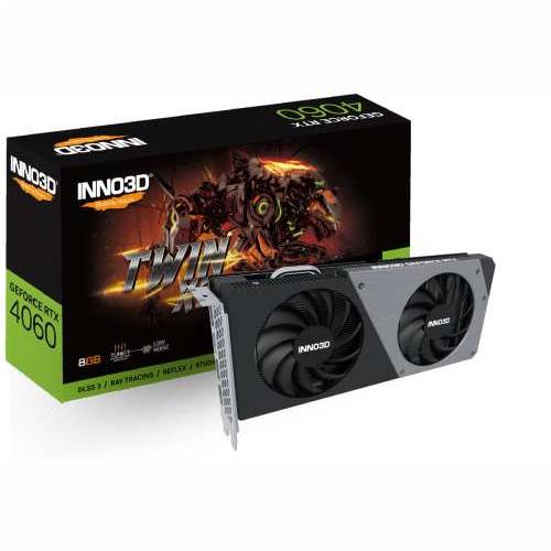 Inno3D GeForce RTX 4060 TWIN X2 - graphics card - GeForce RTX 4060 - 8 GB Cijena