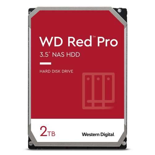 WD Hard Drive RED Pro WD2002FFSX - 2 TB - 3.5” - SATA 6 GB/s Cijena