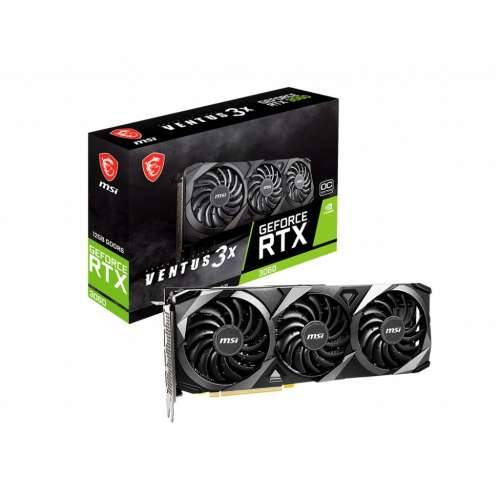 MSI GeForce RTX 3060 VENTUS 3X 12G OC - graphics card - GF RTX 3060 - 12 GB Cijena