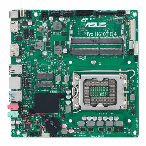 ASUS Pro H610T D4-CSM - motherboard - Thin mini ITX - LGA1700 Socket - H610 Cijena