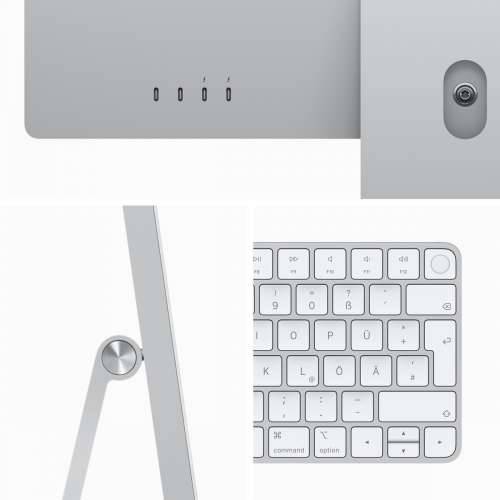 Apple iMac MQRJ3D/A srebrni - 61 cm (24'') M3 8-jezgreni čip, 10-jezgreni GPU, 8 GB RAM-a, 256 GB SSD Cijena