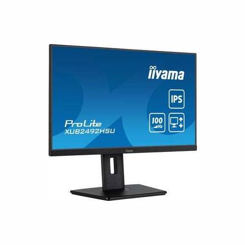 60.5cm/24“ (1920x1080) Iiyama ProLite XUB2492HSU-B6 FHD IPS 100Hz 4ms 16:9 HDMI DP 4xUSB LS Black Cijena