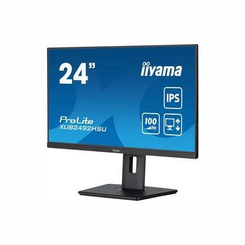 60.5cm/24“ (1920x1080) Iiyama ProLite XUB2492HSU-B6 FHD IPS 100Hz 4ms 16:9 HDMI DP 4xUSB LS Black Cijena