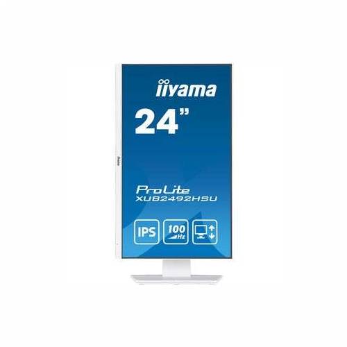 61cm/24“ (1920x1080) Iiyama ProLite XUB2492HSU-W6 16:9 FHD IPS 100Hz 0.4ms HDMI DP Pivot Speaker White Cijena