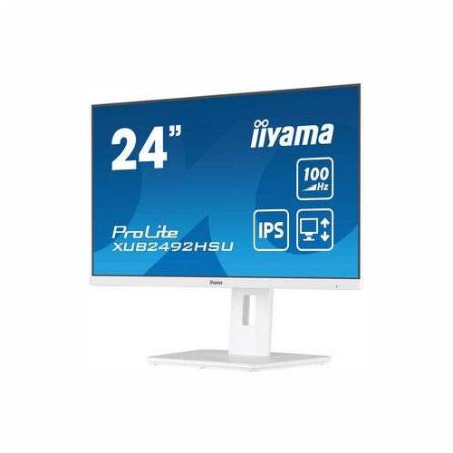 61cm/24“ (1920x1080) Iiyama ProLite XUB2492HSU-W6 16:9 FHD IPS 100Hz 0.4ms HDMI DP Pivot Speaker White Cijena